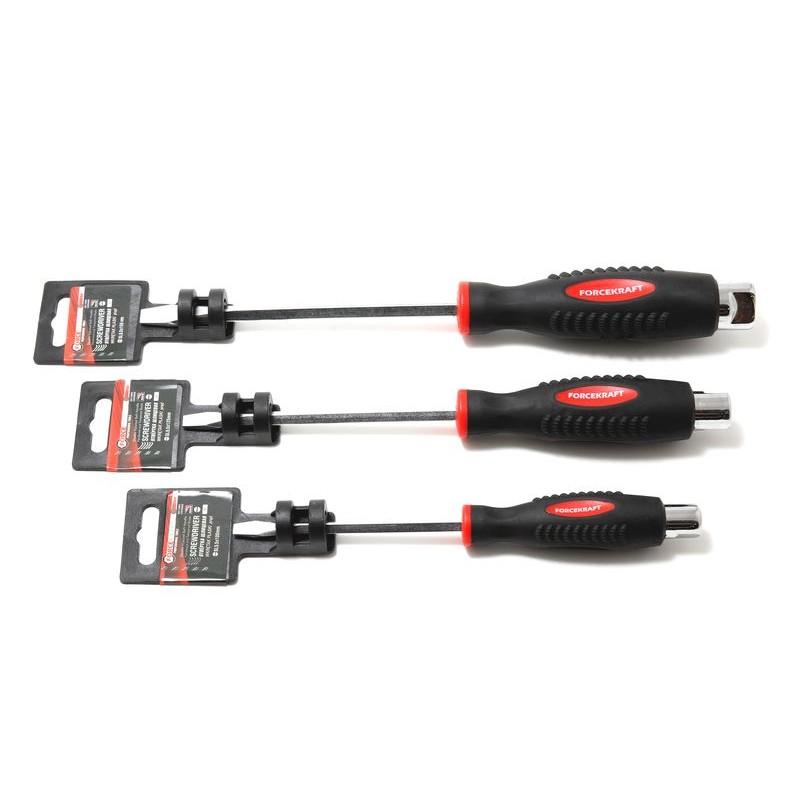 FORCEKRAFT FK-70280175 Отвертка шлицевая силовая магнитная