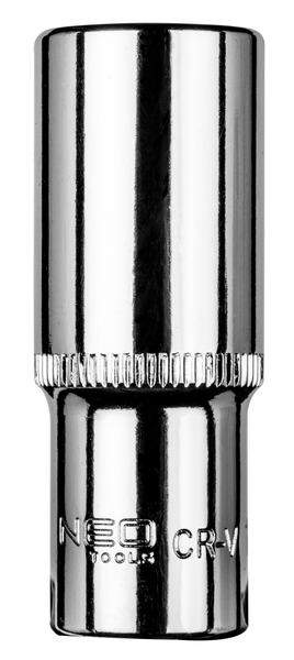 NEO 08-499 головка  6-гран  длинная 1/4'  14 мм  CrV 