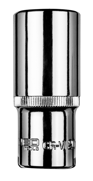 NEO 08-195 головка  6-гран  3/8' длинная   20 мм  CrV 