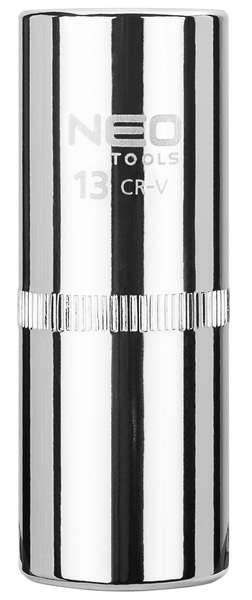 NEO 08-246 головка  6-гран  длинная 1/4'  13 мм  CrV 