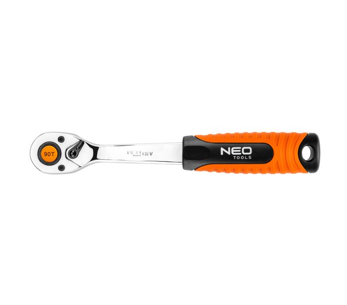 NEO 08-530 ключ трещоточный  1/4''  90 зубов 