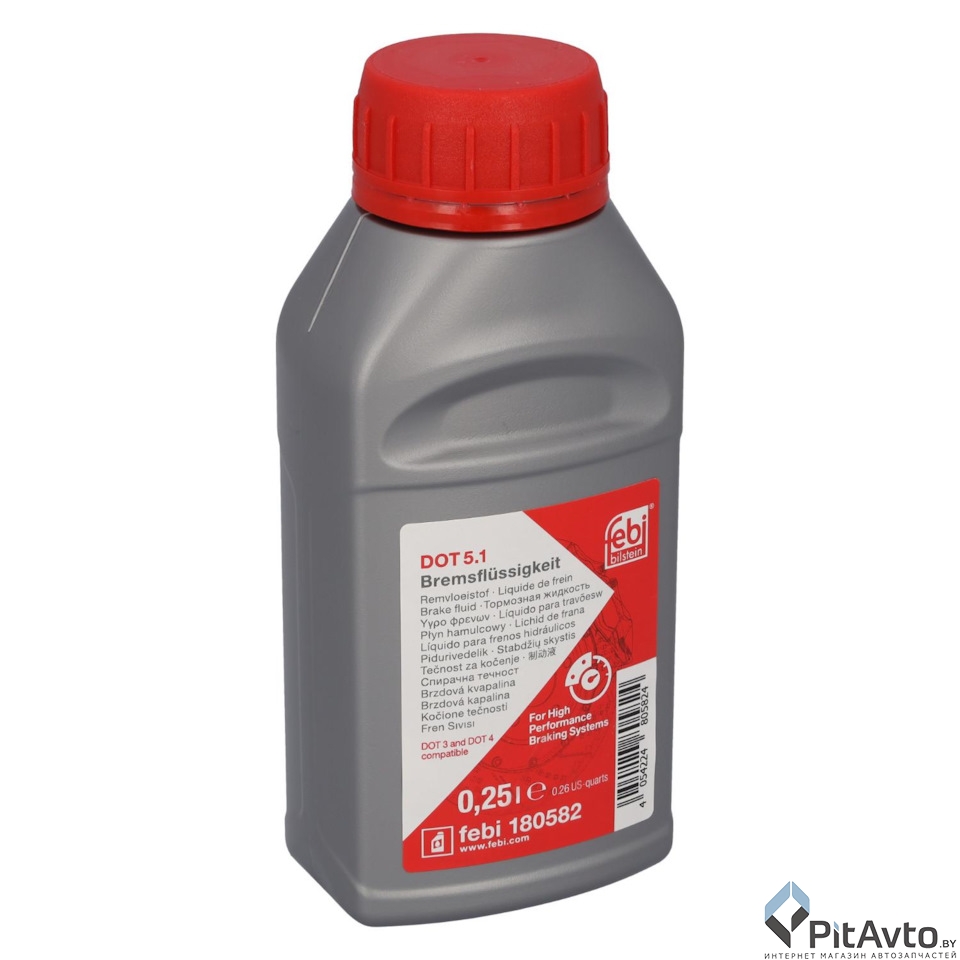 Жидкость тормозная FEBI DOT4 LV 0,25л / 180582