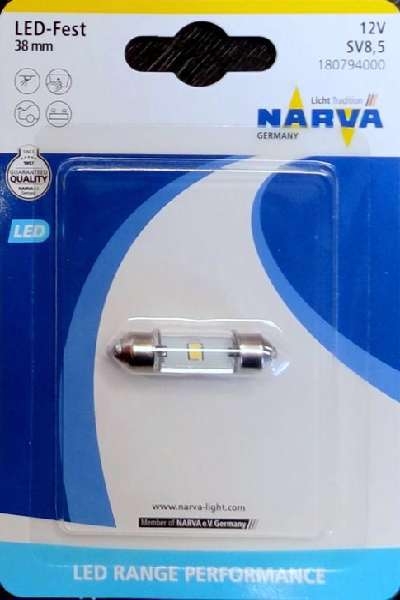 Лампа светодиодная  блистер LED C5W NARVA, 18079