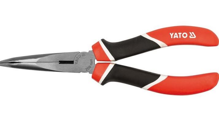 Длинногубцы изогнутые YATO 200 мм, YT-1946