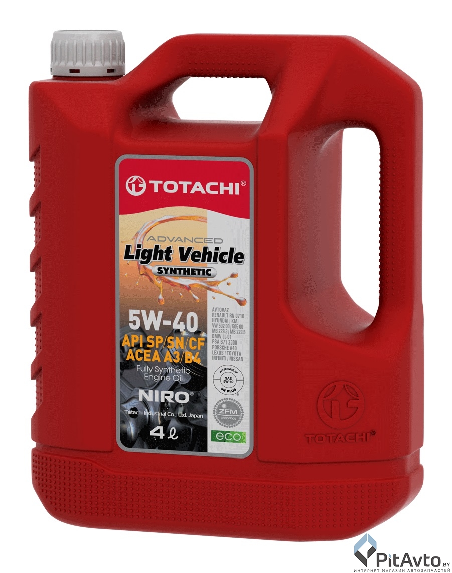 Масло моторное TOTACHI NIRO LV Synthetic 5W-40 4л