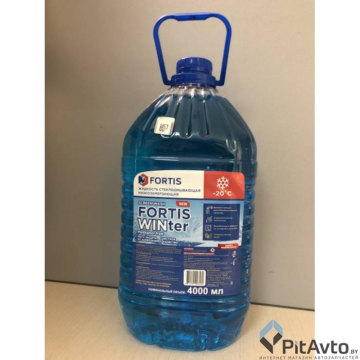 Жидкость стеклоомывающая FORTIS WINter -20 4 л