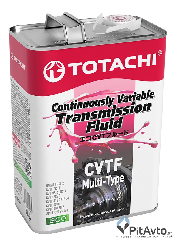 Жидкость гидравлическая TOTACHI CVTF MULTI-TYPE 4л