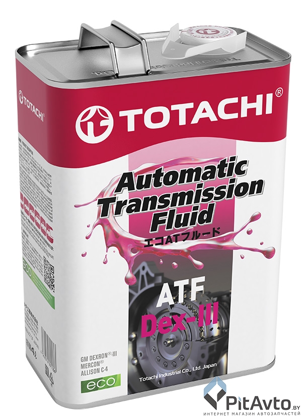 Жидкость гидравлическая TOTACHI ATF Dex-III 4л