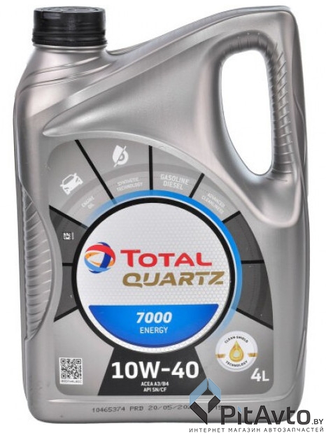 Масло моторное Total Quartz 7000 ENERGY 10W40 4л