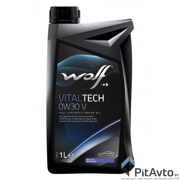 Масло моторное Wolf Vitaltech 0W-30 V 1л