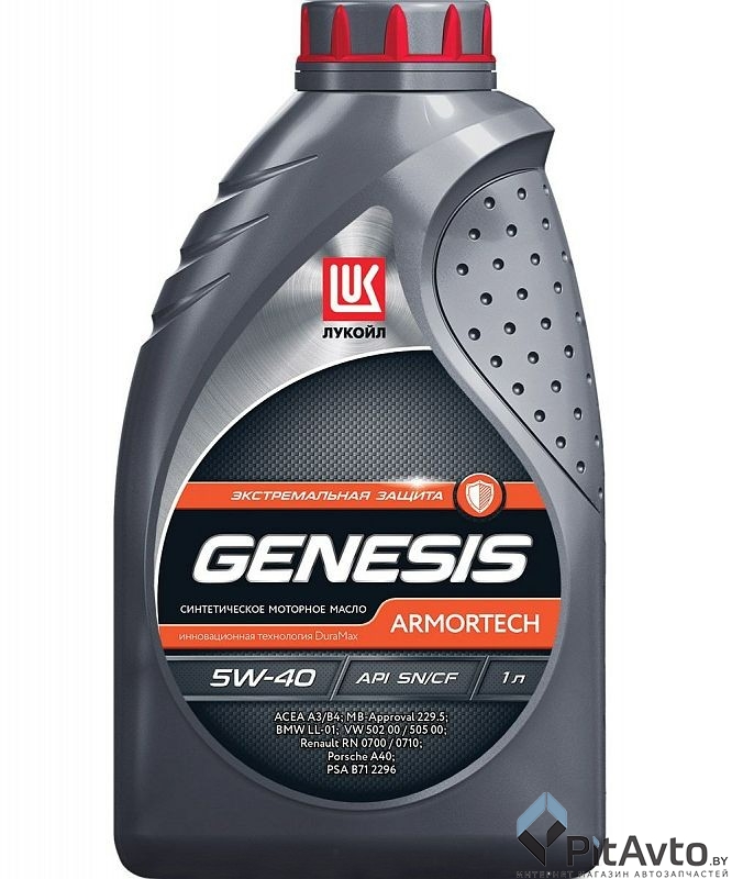 Моторное масло Лукойл Genesis Armortech 5w-40 1л