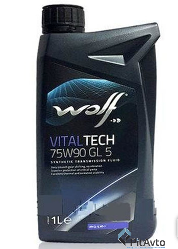 Масло трансмиссионное WOLF VitalTech 75W-90 GL 5 1л