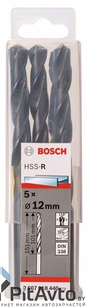 BOSCH 2607018440 Набор сверл по металлу