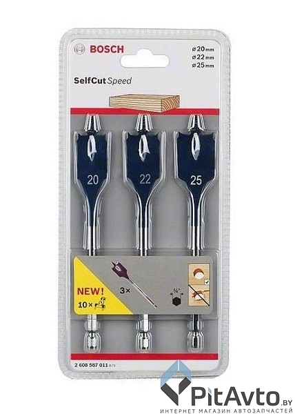 BOSCH 2608587011 Набор сверл по древесине