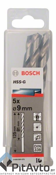 BOSCH 2608595075 Набор сверл по металлу