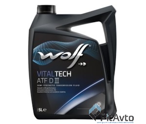Жидкость гидравлическая WOLF 30065 VitalTech ATF DIII 5 л