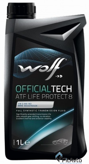 Жидкость гидравлическая WOLF OfficialTech ATF LIFE PROTECT 8 1л