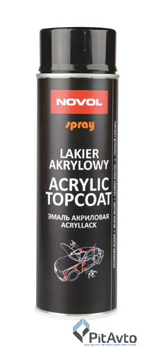 NOVOL 343021 эмаль акриловая чёрный глянец