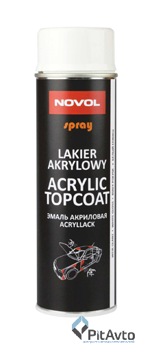 NOVOL 34312 эмаль акриловая белый глянец