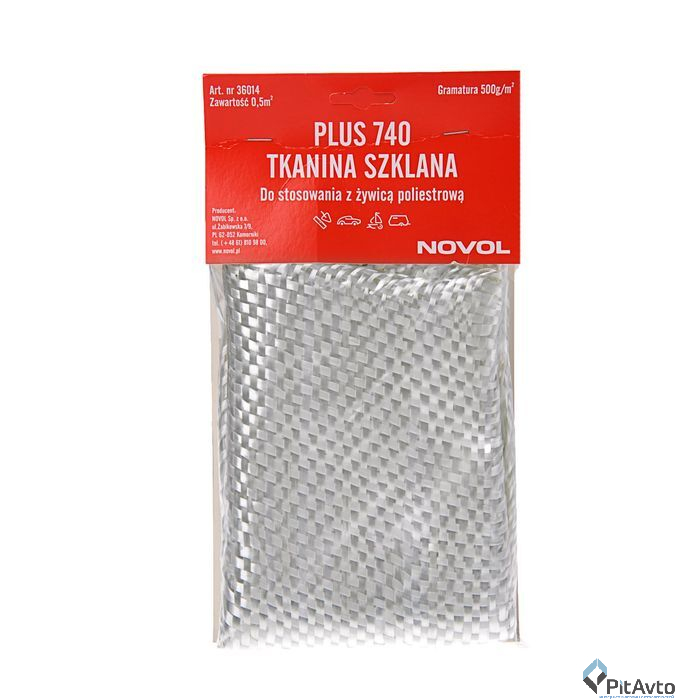 Novol PLUS 740 Стеклоткань 500 гркв.м. 0.5 кв.м., 36014
