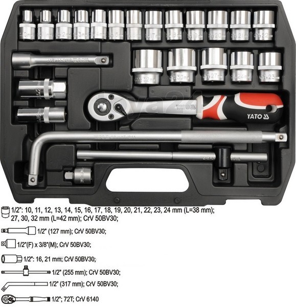 YATO YT-38741 Набор инструментов 25 пр