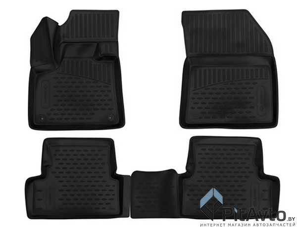 Коврики в салон Peugeot 3008 II 2016-> 4шт / ELEMENT3D3835210K
