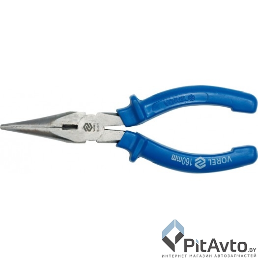 VOREL 40015 Тонкогубцы загнутые 160мм