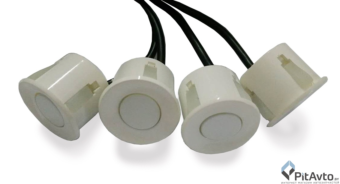 Датчик парктроника AVS PS-22 белый 22мм