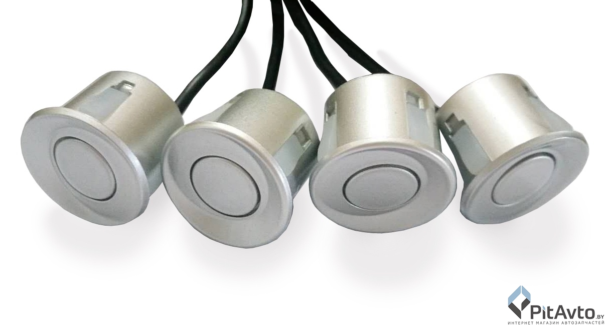 Датчик парктроника AVS PS-22 серебро 22мм