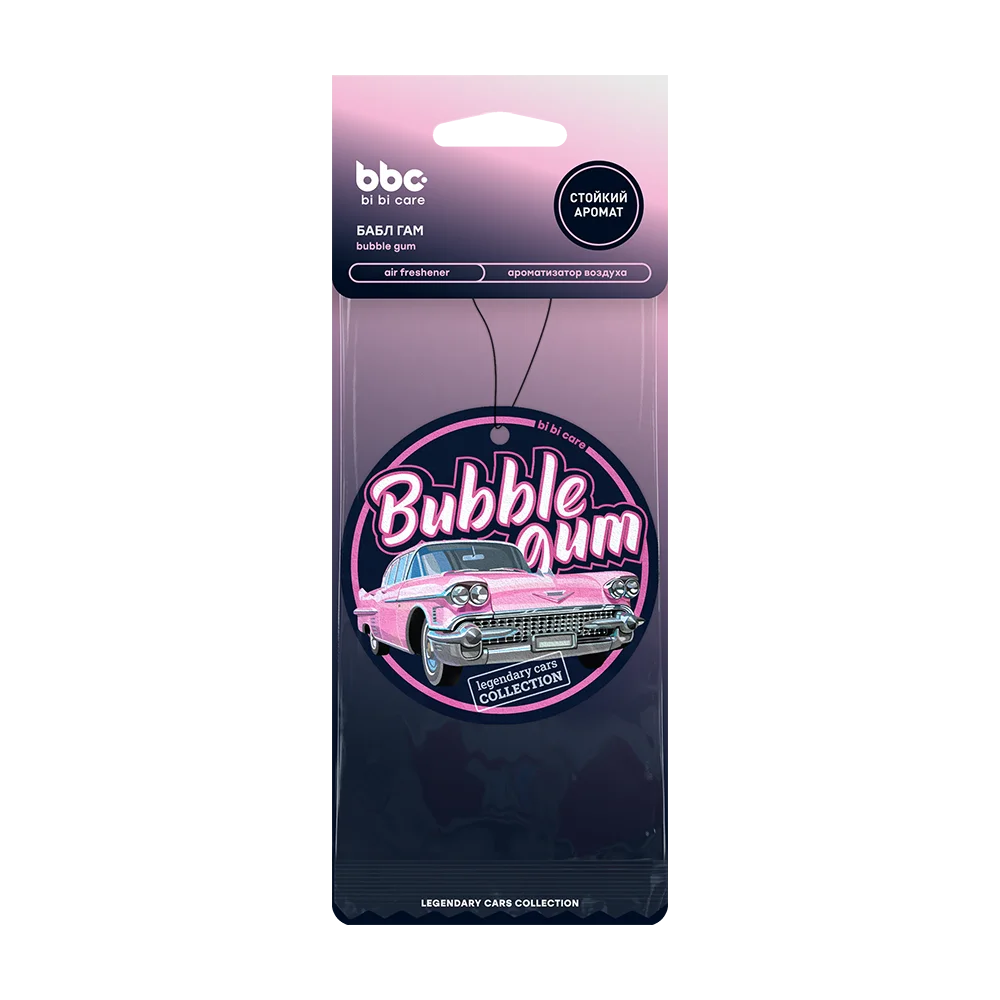Ароматизатор картонный BIBICARE Бабл Гам 4451