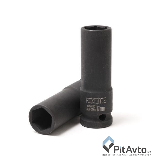 ROCK FORCE RF-4458517TH Головка торцевая ударная, тонкостенная, 17 мм, 6 гр, 1/2 inch