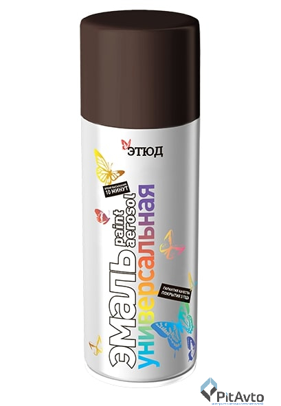 Эмаль Этюд цвет темно-коричневый (RAL 8017)