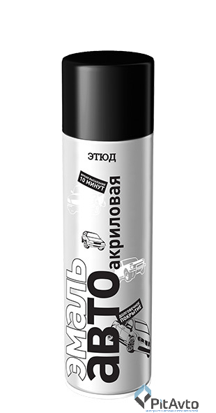 Этюд эмаль Черный глянцевый (RAL 9005)