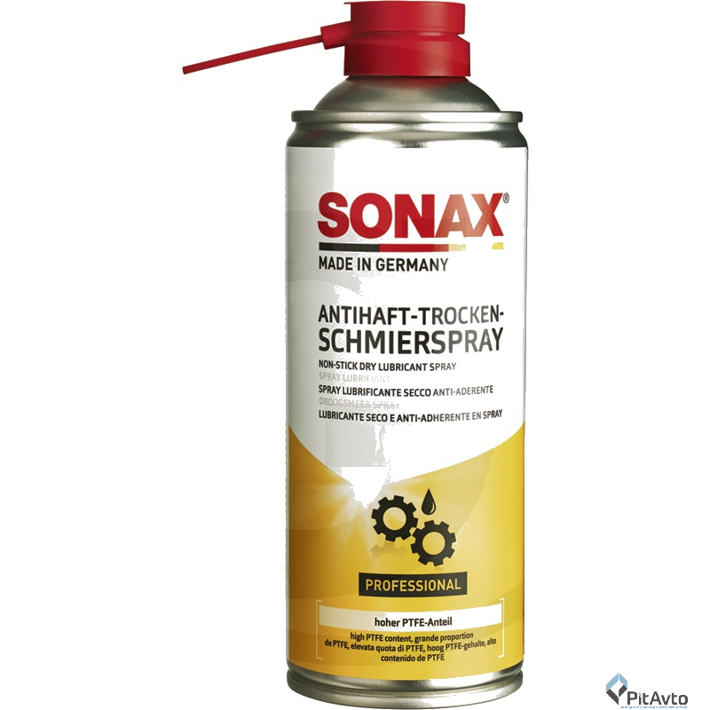 Обезжиренная сухая смазка SONAX 486300 400 мл
