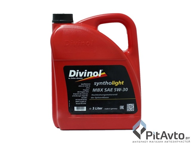 Масло моторное DIVINOL Syntholight MBX 5W-30 5л