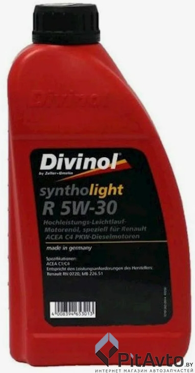 Масло моторное DIVINOL SYNTHOLIGHT R 5W-30 1л