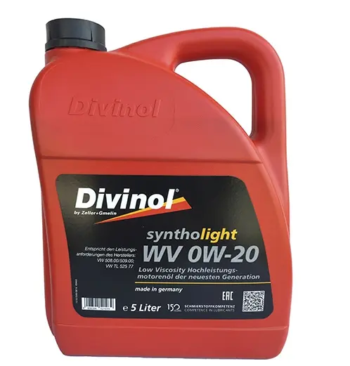 Масло моторное DIVINOL Syntholight WV 0W-20 5л