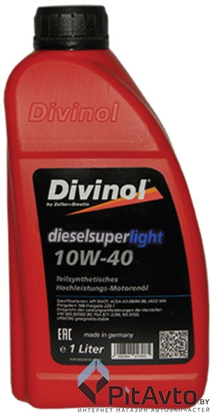 Масло моторное DIVINOL DIESELSUPERLIGHT 10W-40 1л