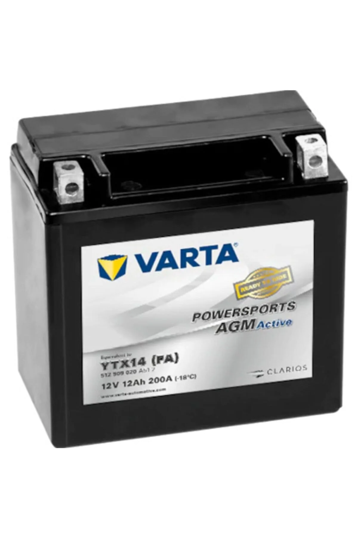 Аккумулятор Varta Powersport AGM Active 12Ah 200A