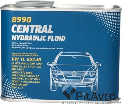 Гидравлическая жидкость MANNOL CHF 0,5л