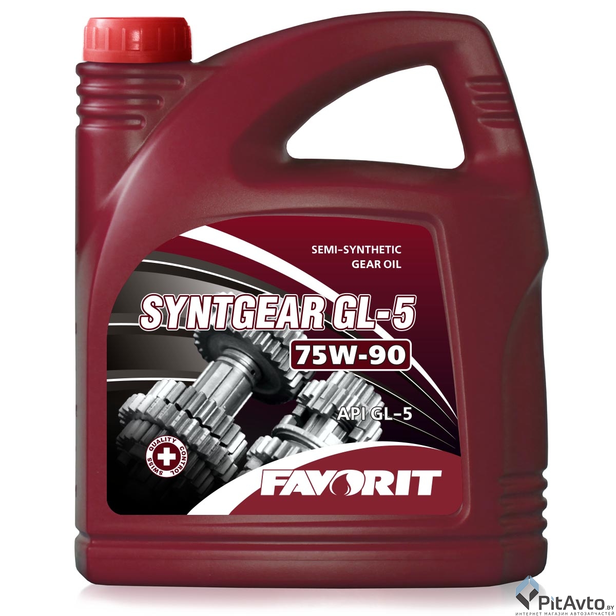 Масло трансмиссионное FAVORIT SYNTGEAR 75W-90 4л API GL-5