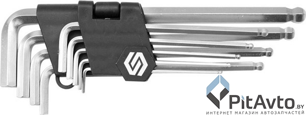 Набор ключей HEX Г-образных с шаром VOREL / 56477