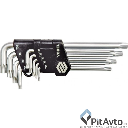 Набор ключей TORX Г-образных VOREL / 56478