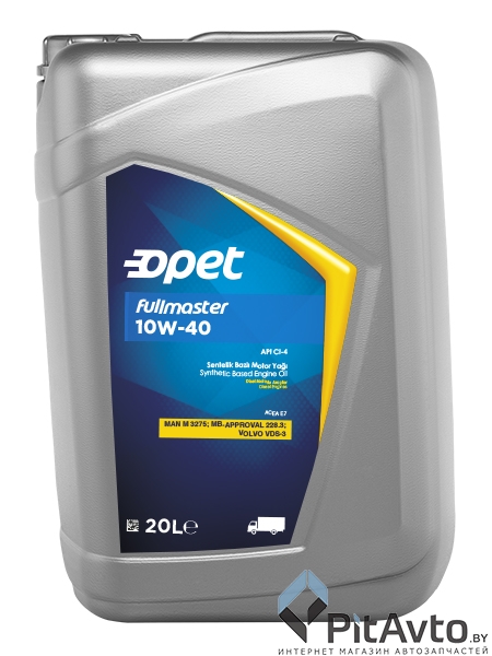 Масла моторные 10W40 20л OPET 601215483