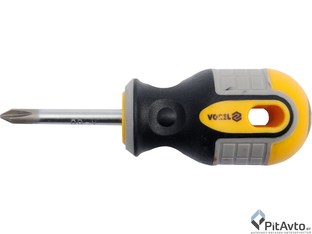 Отвёртка крестовая VOREL 60921 PH1Х38мм CrV