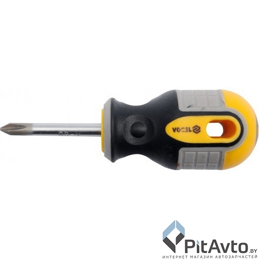 Отвёртка крестовая VOREL 60923 PH2Х38мм CrV