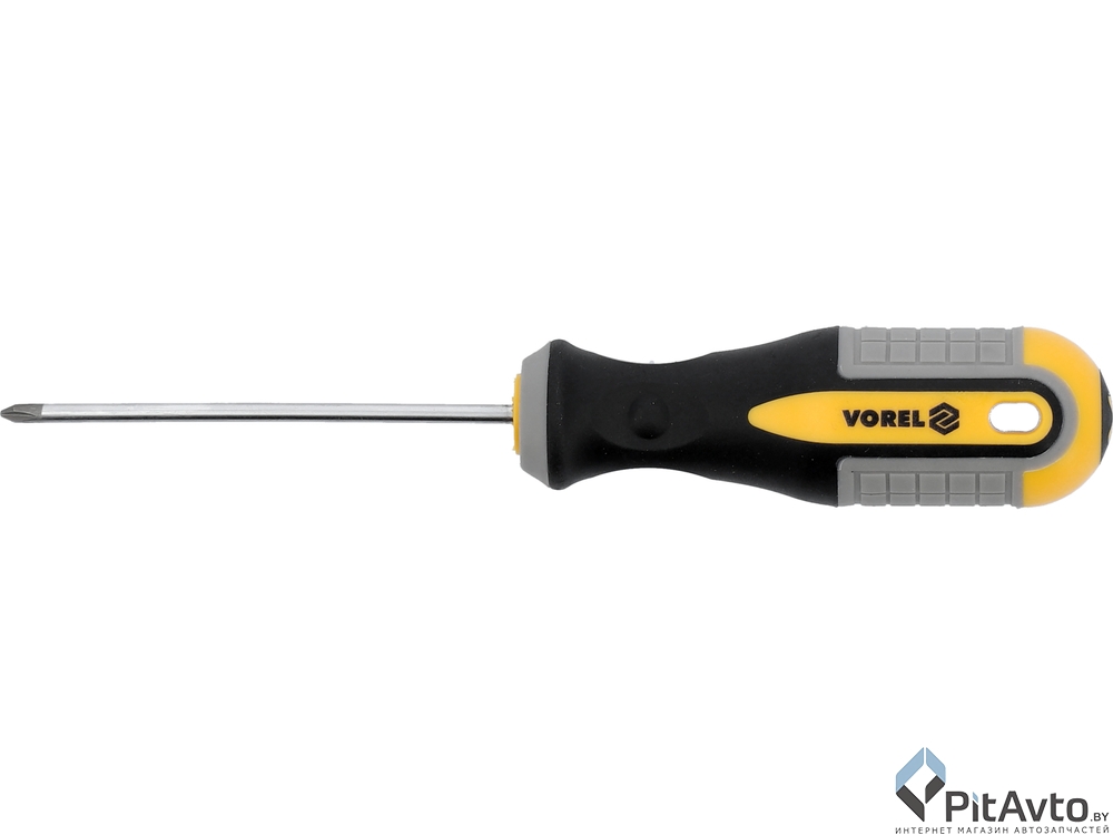 Отвёртка крестовая VOREL 60961 РН0x75мм