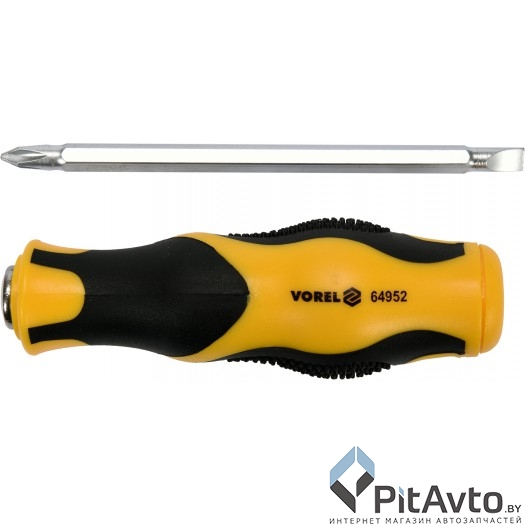VOREL 64952 Отвертка двухсторонняя PH2X6мм