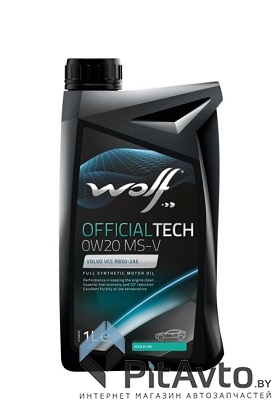 Масло моторное Wolf Officialtech 0W-20 MS-V 1л