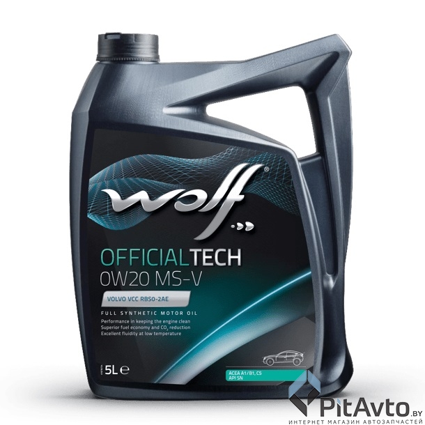 Масло моторное Wolf Officialtech 0W-20 MS-V 5л